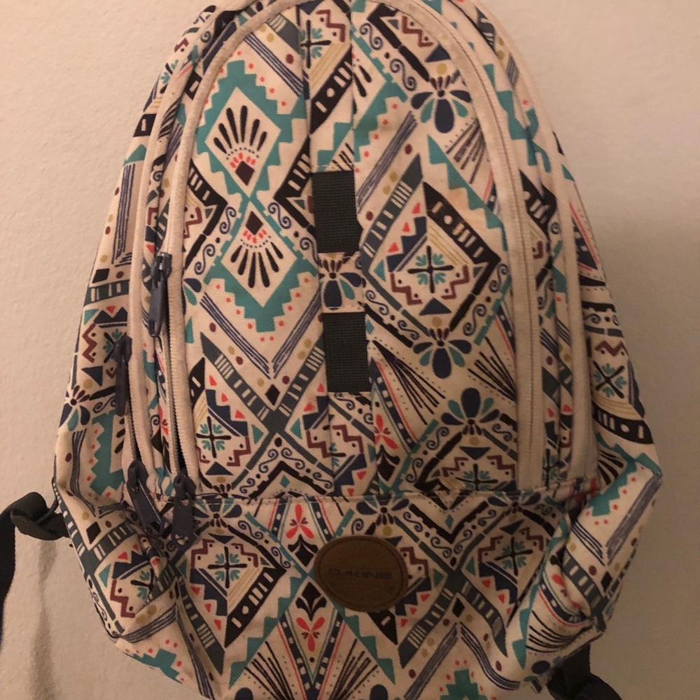 Dakine blue pattern mini backpack
